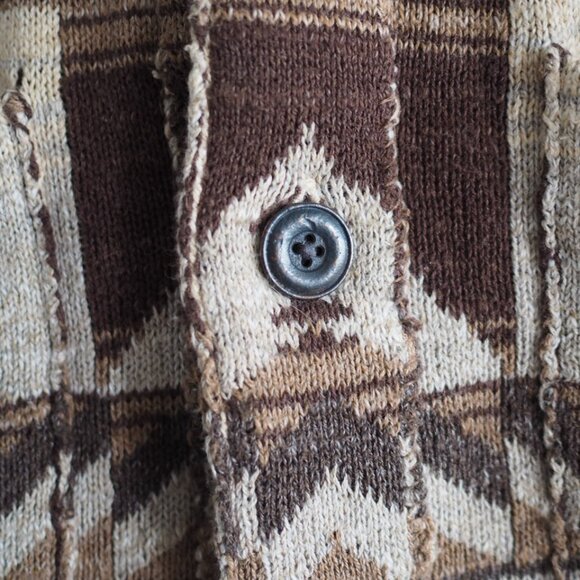 Rare! Ralph Lauren Blue Label Aztec Print Navajo Men's Cardigan Sweater Size M - Picture 6 of 12